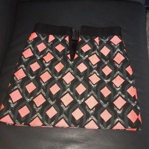 Milly Minis patterned skirt